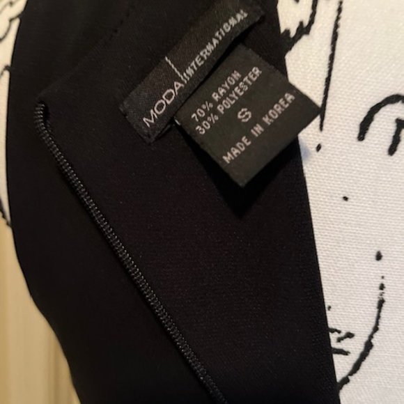 Vintage Moda International Black Maxi Dress Size Small - Picture 4 of 8